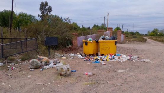 Basura desparramada: vecinos de Luján y de Ciudad piden más contenedores de basura