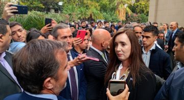 Victoria Villarruel hizo show y tuvo protagonismo en el desayuno de Coviar