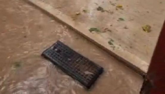 Video: la tormenta “borró” las calles y las veredas en el carril Urquiza