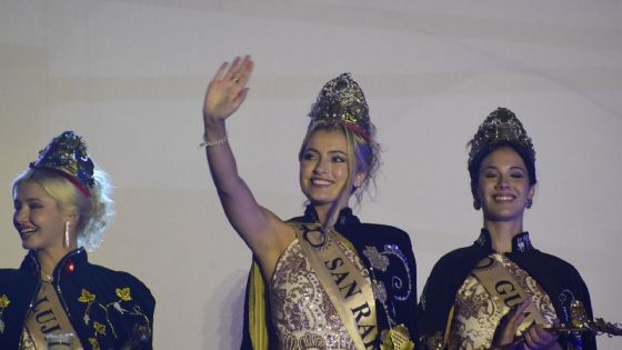 La Reina de la Vendimia viene de San Rafael y se llama Azul Antolínez