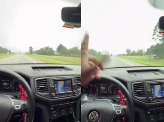 Manejaba a casi 200 km/h, lo subió a redes y fue identificado: será inhabilitado