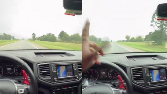 Manejaba a casi 200 km/h, lo subió a redes y fue identificado: será inhabilitado