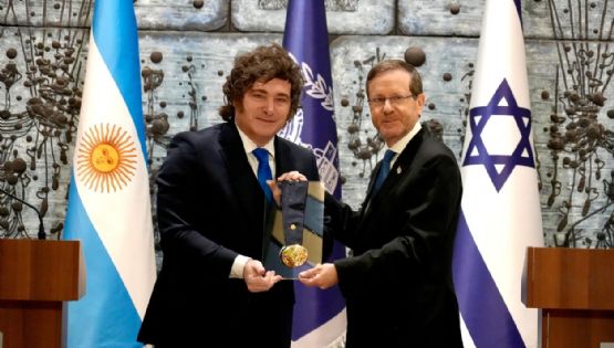 Javier Milei recibió la “Medalla Presidencial de Honor” en Israel 