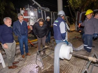 Mientras explotan cloacas en Guaymallén, Aysam presume arreglos en Ciudad