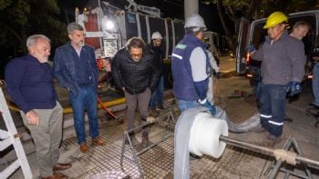 Mientras explotan cloacas en Guaymallén, Aysam presume arreglos en Ciudad