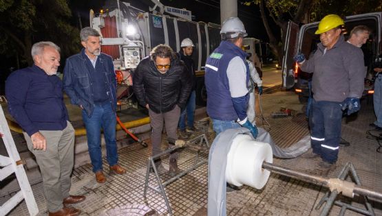Mientras explotan cloacas en Guaymallén, Aysam presume arreglos en Ciudad