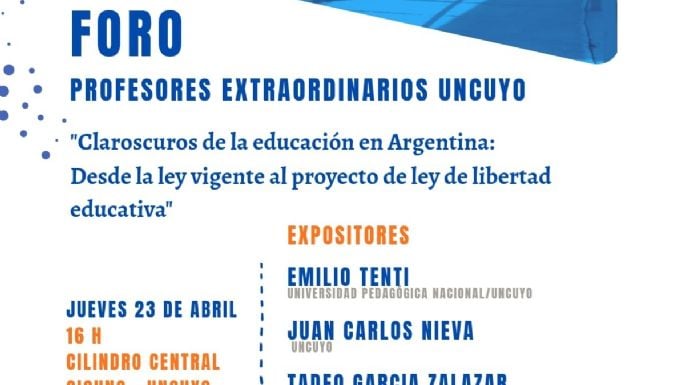 Destacados estudiosos de la educación debatirán sobre la ley de libertad educativa