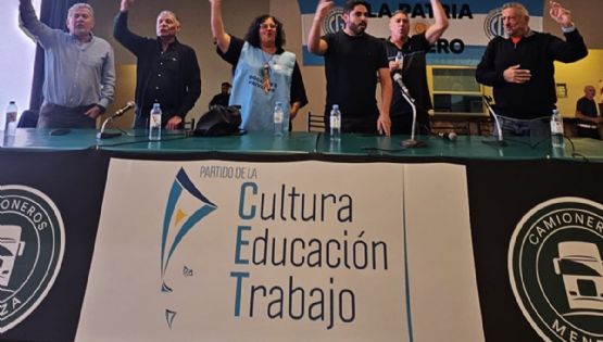 Camioneros Mendoza, lanzó el partido Cultura Educación y Trabajo (CET)