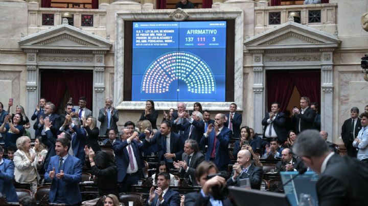 La Libertad Avanza y aliados convirtieron en ley la reforma de la Ley de Glaciares