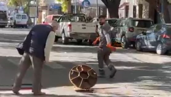 Explotó una alcantarilla en el límite entre Ciudad y Godoy Cruz