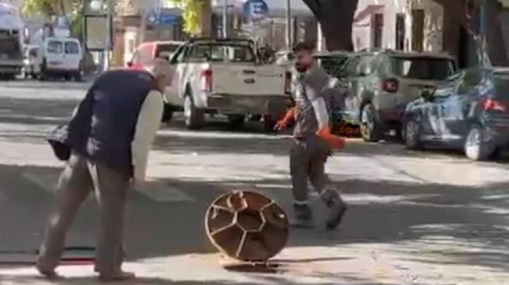 Explotó una alcantarilla en el límite entre Ciudad y Godoy Cruz