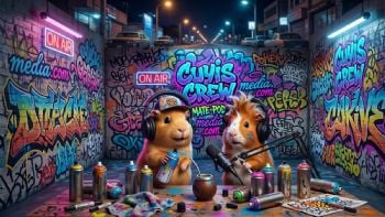 Los Cuyis se ríen del funcionario paria y el misterio de los grafitis en los medios