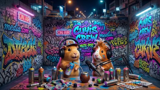 Los Cuyis se ríen del funcionario paria y el misterio de los grafitis en los medios
