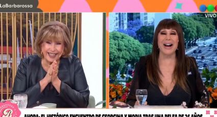 Moria Casán y Georgina Barbarossa se reencontraron un vivo: “Nunca te dejé de querer”