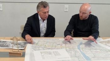 Gira del PRO: Pradines buscó a Macri y se lo llevó a ver a Allasino