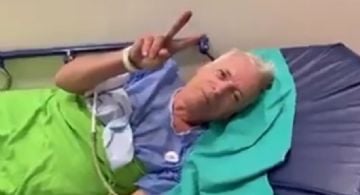 Gerardo Romano fue hospitalizado y envió un mensaje a sus seguidores 