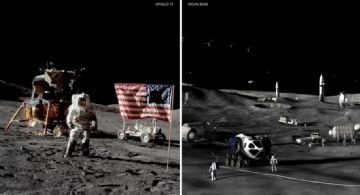 La NASA presentó un plan para una base en la Luna 