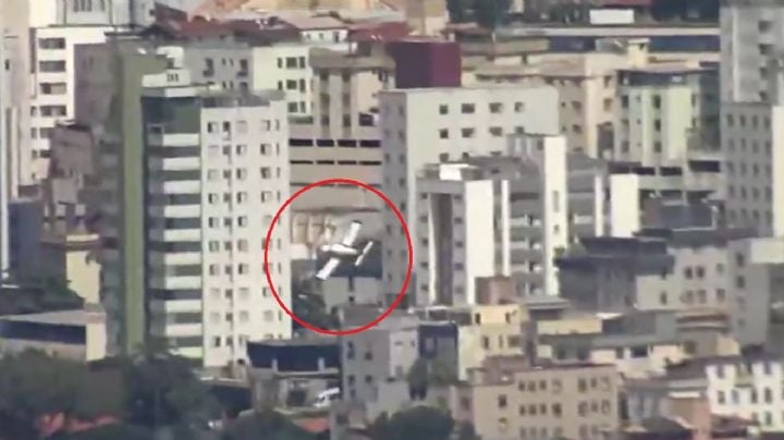 Una avioneta se estrelló contra un edificio en Brasil: dos muertos y tres heridos graves 