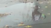 Foto ilustrativa de la nota titulada: Video: una pérdida de agua que lleva un mes está hundiendo el asfalto