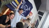 Foto ilustrativa de la nota titulada: Universitarios militantes de Milei celebraron un resultado de las elecciones en la UNCuyo