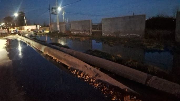 Pese a las promesas, líquidos cloacales volvieron a inundar la calle 2 de Mayo