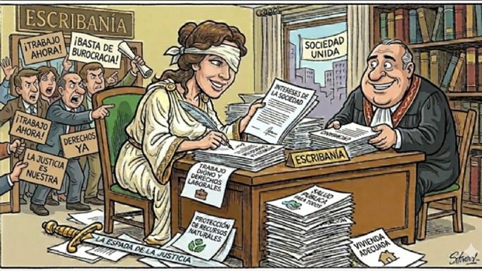 La justicia simulada