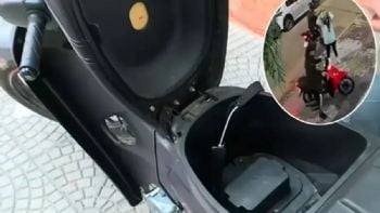 Intentaron robarle la moto, pero usó un dispositivo para electrocutar al delincuente: cómo funciona 