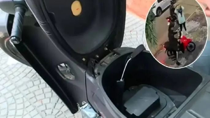 Intentaron robarle la moto, pero usó un dispositivo para electrocutar al delincuente: cómo funciona 