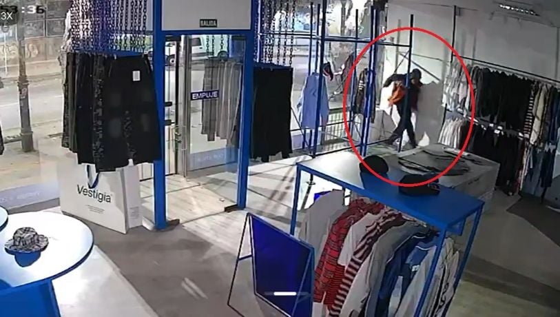 Inseguridad en el centro: robaron un local de ropa por décima vez