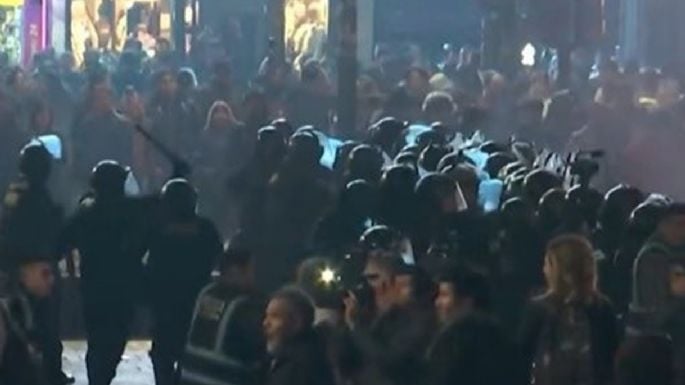 Incidentes en el banderazo por el Indio en el Obelisco: 17 detenidos y tres heridos leves